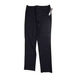 Nic+Zoe Women's Pull-On Black Stretch Dress Pants Straight Leg Size 6